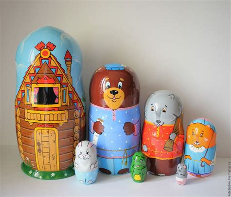 Матрешка "Теремок" в интернет-магазине на Ярмарке Мастеров | Матрешки ...