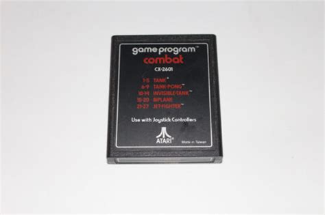 Combat Atari Vcs Video Game Cleaned Tested Ebay