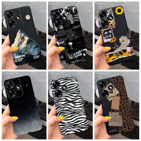 Infinix Hot Hot Play Hot I Nfc G Stylish Painted Jelly Soft Silicone Tpu Case