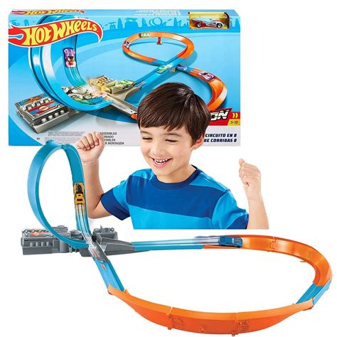 HOT WHEELS TOR WYŚCIGOWY ÓSEMKA NAPĘD PĘTLA AUTKO 10844684940 oficjalne archiwum Allegro