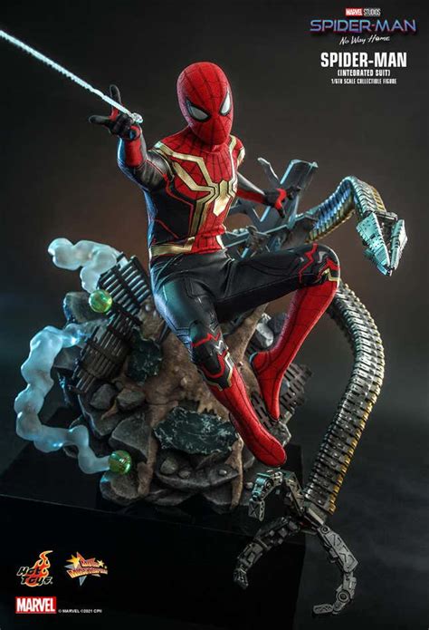Spider Man No Way Home S Hot Toys Figure Showcases Peter S Newest Look