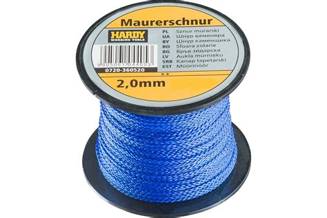 Шнур каменщика HARDY 2мм х 100м 0720-361020 - выгодная цена, отзывы ...