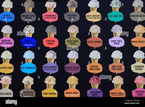 Different Ice Cream Flavors