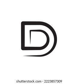 Black Logo Letter D Icon Vector Stock Vector (Royalty Free) 2223857309 | Shutterstock