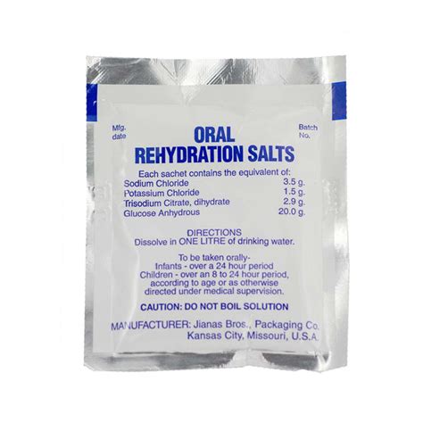 how to make oral rehydration salts at home