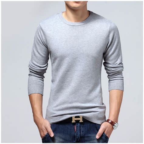 Men's Winter T-Shirts Casual Long Sleeve Casual Various Colors