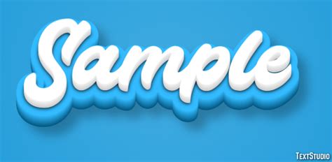 Sample Text Effect and Logo Design Word