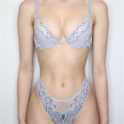 French Lace Lingerie Set Etsy