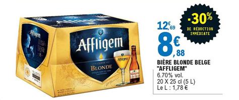 Promo Bi Re Blonde Belge Affligem Chez E Leclerc Icatalogue Fr