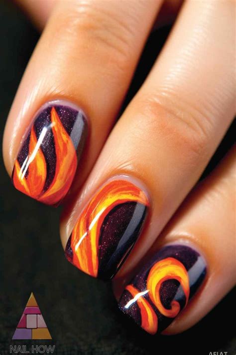 Ignite Your Style Fire Nail Designs That Sizzle Nailhow