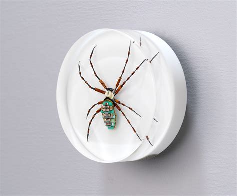 Copper Clad Orb Weaver Found Objects Camera Parts Watch Parts