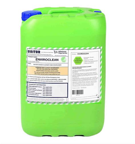 UNITOR ENVIROCLEAN 25 LITERS ENX ENERGY AND CHEMICALS NIGERIA LTD