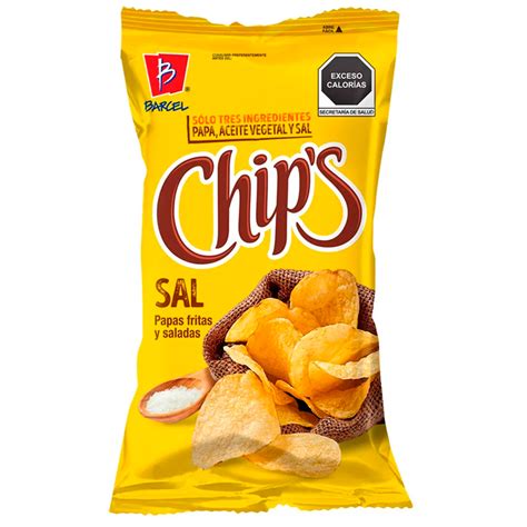 Papas Fritas Barcel Chips Sabor Sal De Mar G F Nix El Super De Casa