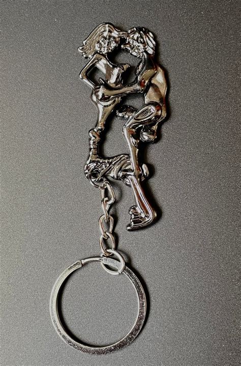 Risque Man And Woman Moveable Sex Position Keychain Key Ring 8pcs Set Etsy