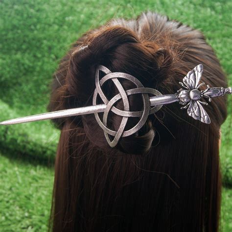 Celtic Knot Hairpin Wicca Pagan Hair Accessories