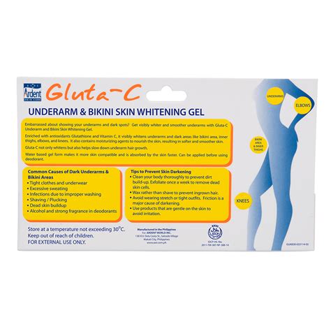 Bright Lift With Gluta C Underarm Bikini Skin Whitening Gel