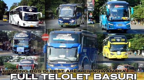 KUMPULAN TELOLET BASURI HUNTING BUS DI REST AREA CIUNGWANARA