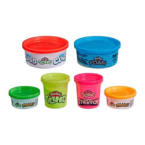 Play Doh Massinha de Modelar Kit 6 Variedades E8796 Hasbro Dorémi