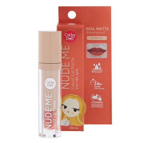Cathy Doll Nude Me Liquid Lip Matte No Chilli G Order Online Tops Supermarket