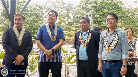 Ched Chairman J Prospero E De Vera Iii Visits Caraga State University