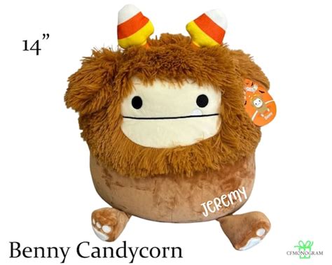 Squishmallow Halloween Benny Bigfoot Candycorn 14 Inch Candy - Etsy UK