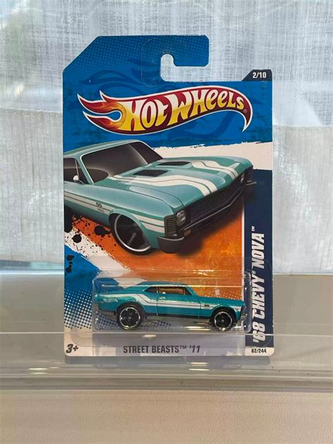 Hot Wheels Car Model Toy Classics Chevy Nova Ozon