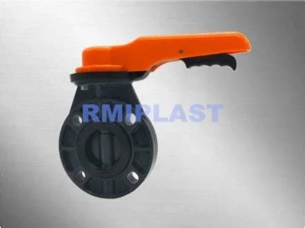 Plastic Cpvc Butterfly Valve With Epdm Fpm Fkm Seal Wafer Flange To