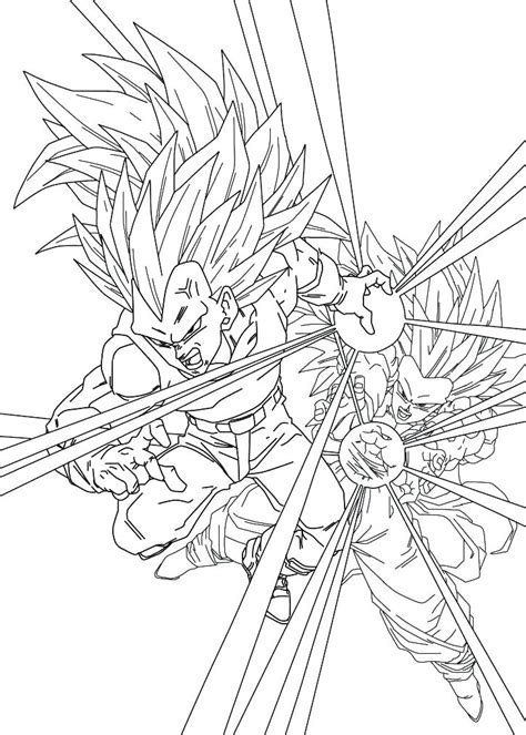 Dessin Dragon Ball Z Sangoku Super Sayen 5 Beau Photographie Coloriage