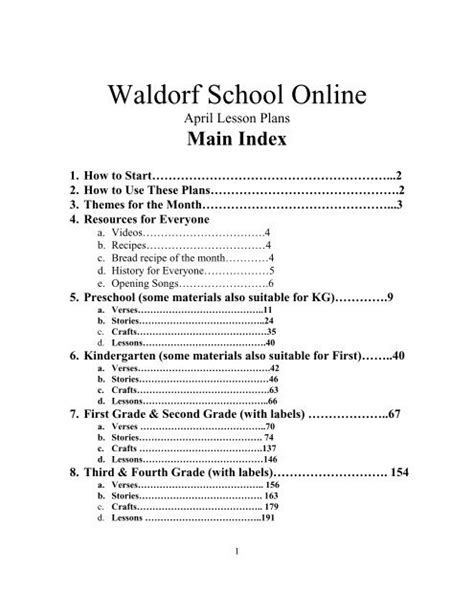 Waldorf curriculum – Artofit