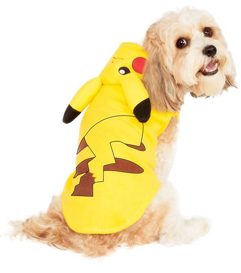 Pokemon Pikachu Hoodie Pet Costume Large - Walmart.com