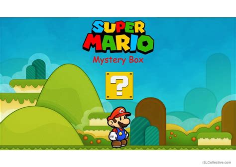 super mario mystery box demo english esl powerpoints