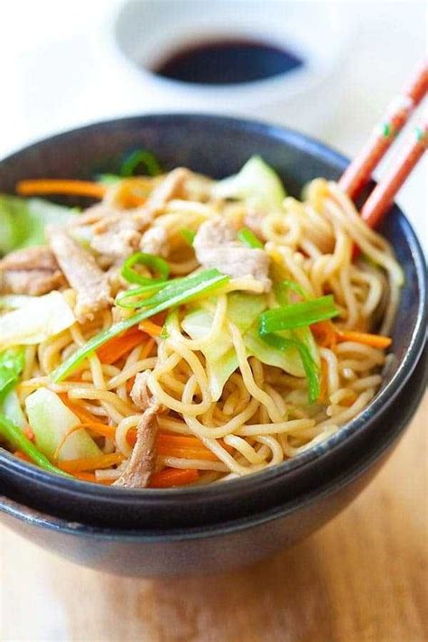 Yakisoba Japanische Gebratene Nudeln Rezepte Life Rezept