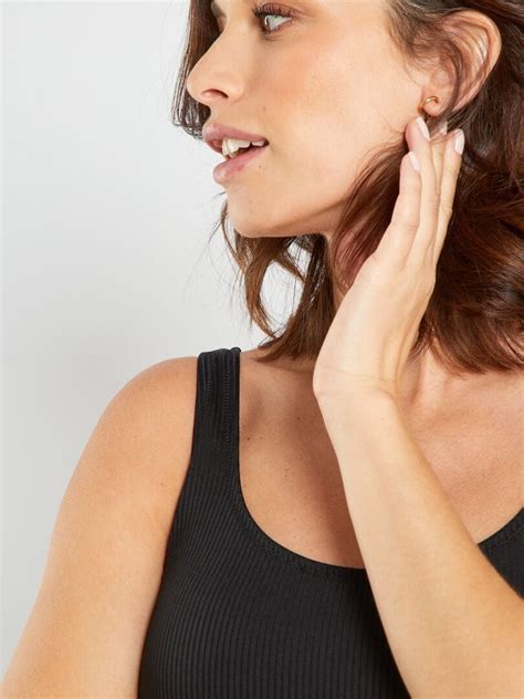 Sujetador de bikini tipo top de premamá Negro Kiabi