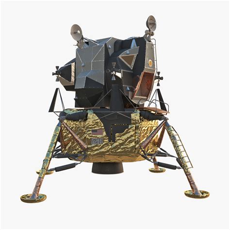 lunar module model turbosquid