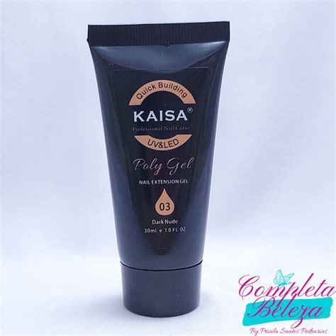 Polygel Dark Nude Ml Kaisa Completa Beleza Loja De Alongamento De Unhas Acess Rios