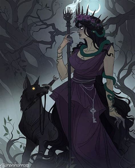 hecate character design melinoe art hecate goddess lady hecate