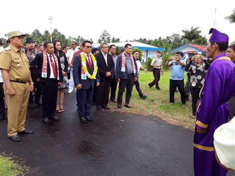 Dijemput Gaghana Moeldoko Tiba Di Tahuna Hadiri Hut Daerah Dan Upacara