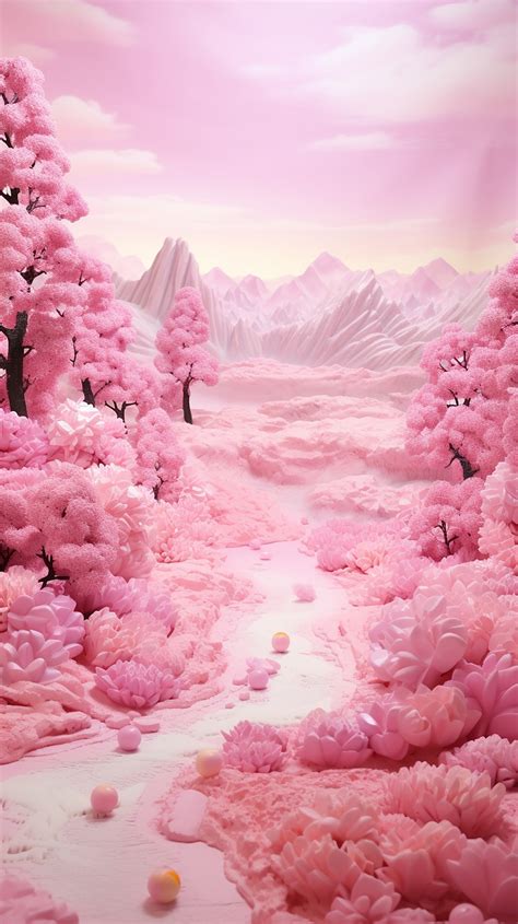 Cute Pink Landscape Free Stock Photo Public Domain Pictures