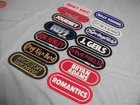Wrif 101 Detroit Radio 1980s Classic Rock And Roll Stickerdecal