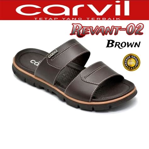 Jual CARVIL Sandal Selop Cowok Pria Cowok Anti Slip Ringan Original