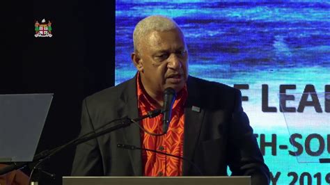 Fijian Prime Minister Delivers Statement At PIDF 2019 YouTube