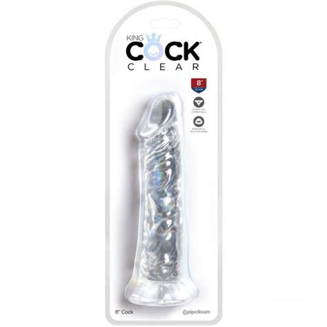 King Cock Clear 8 Cock Clear Sex Toy HotMovies