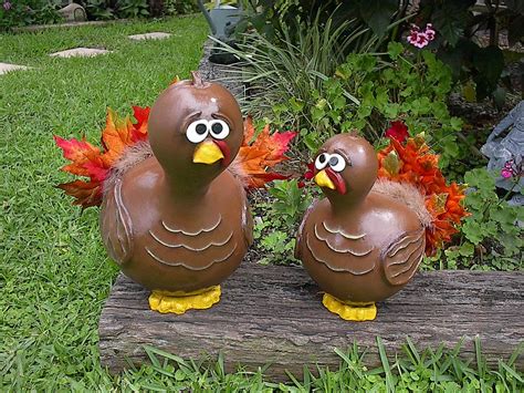 Painted Gourd Thanksgiving Turkey Table By Natskreations On Etsy 44