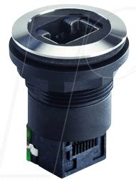 RRJVA RJ45 STB: RJ45-Buchse auf RJ45-Buchse - Edelstahl bei reichelt ...