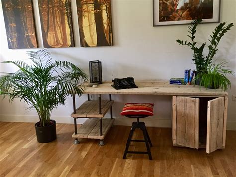 Urban Industrial Desk Rustic Style Industrial Desk Created - Etsy