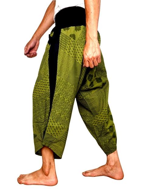 Elastic Waist Samurai Pants Samurai Pants Men S Fahion Harem Pants