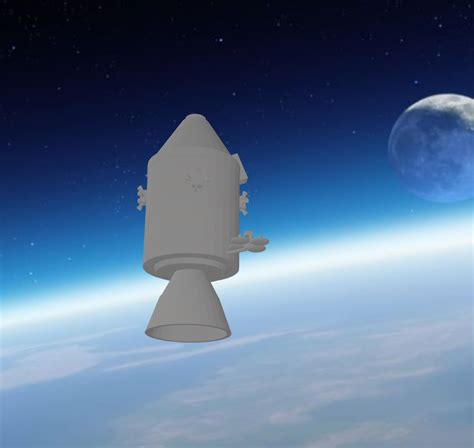 Nasa Apollo Command Module By Sk3d Download Free Stl Model