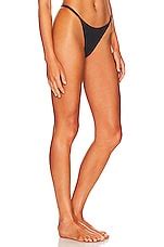 Maaji Micro Mini Reversible Bikini Bottom In Midnight Black Revolve