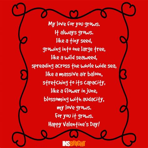Happy Valentine's Day Poems For Him or Her With Images 2017 | Insbright