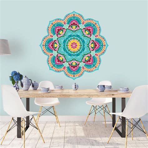 Grand Mur Mandala Mural Pour Yoga Studio Grand Mandala Etsy France